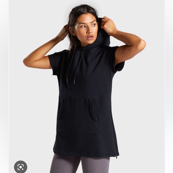 Gymshark Longline tshirt hoodie - Picture 4 of 4